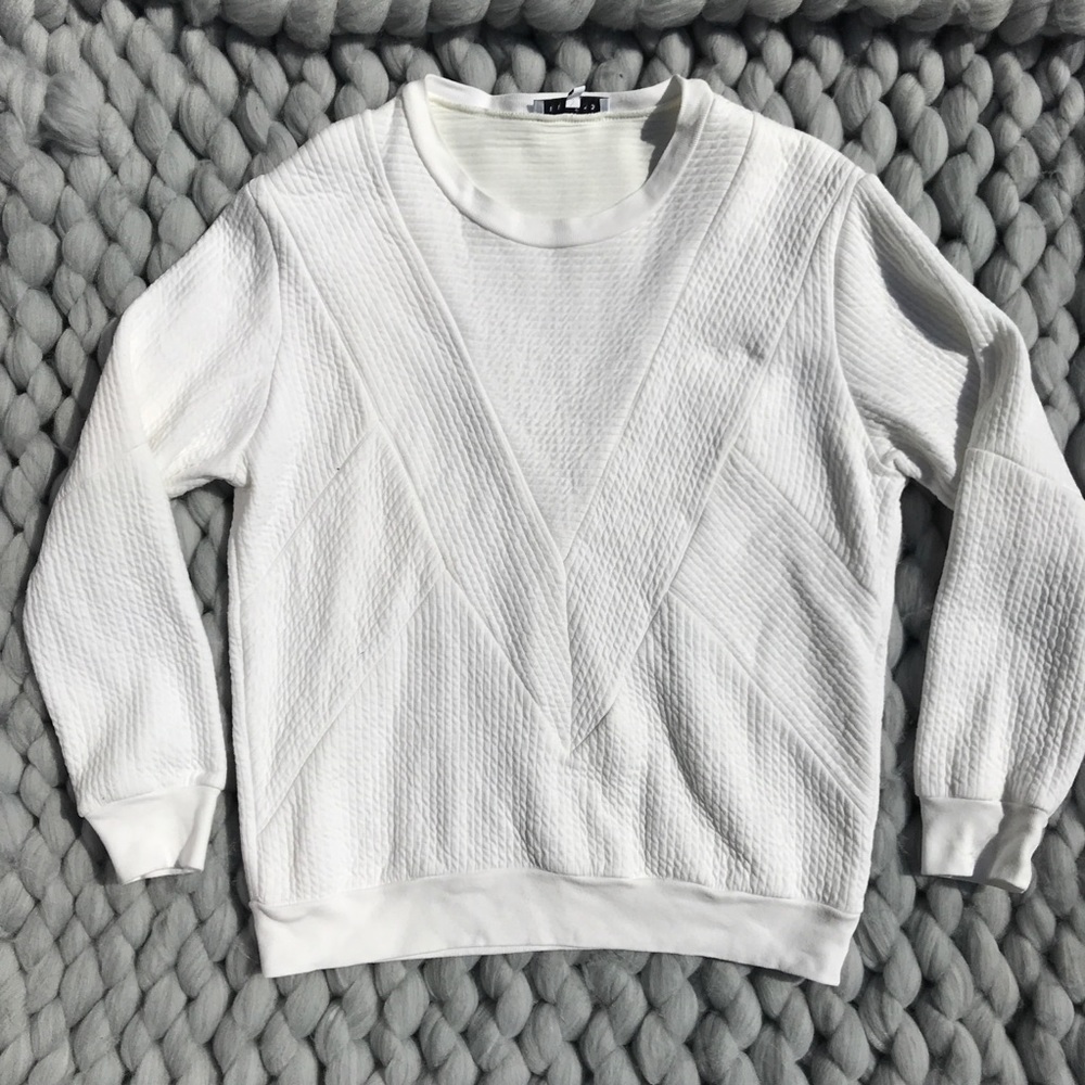 Sandro Paris Textured Cloud Pillow Pullover